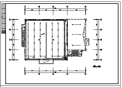 某二层服装食堂电气施工cad图(含照明,建筑物防雷及设备保护接地系统设计)-图二