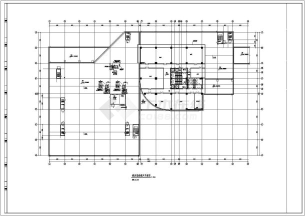 山西大型商业综合体空调通风及防排烟系统设计施工cad图-图一