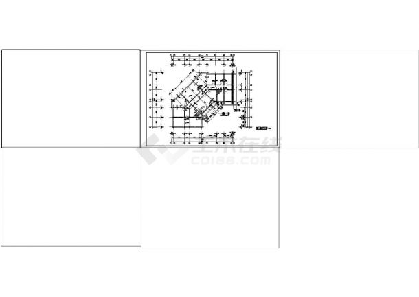 [张家口]某四层防疫站建筑设计CAD施工图纸-图二