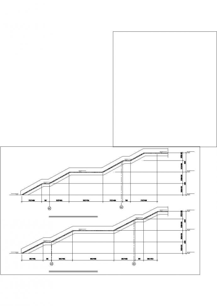 某会所圆形楼梯cad设计图纸_图1