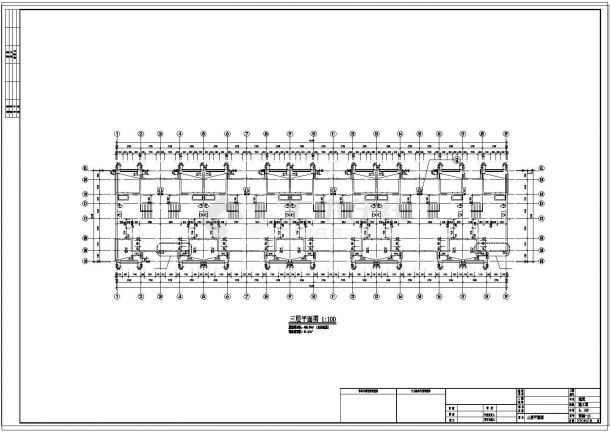 [抚顺]某三层异性柱结构别墅建筑设计CAD施工图纸-图一