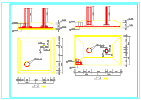 高档别墅框架结构施工cad设计图纸_图1
