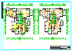 高层住宅楼详细电气CAD施工设计图纸-图一