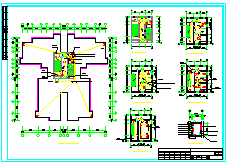 高层住宅楼详细电气CAD施工设计图纸-图二