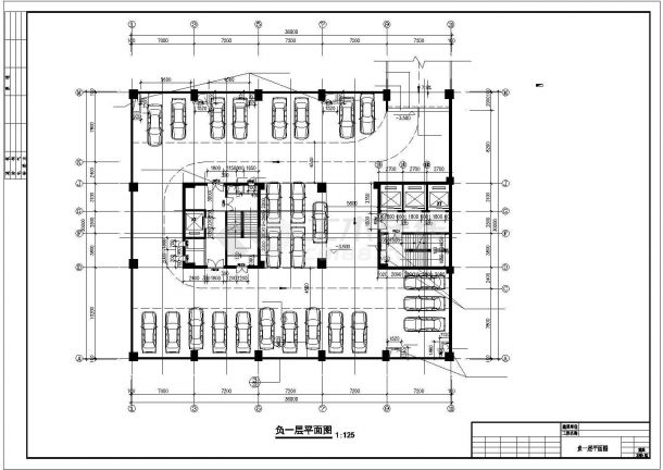 [湖南]怀化某中医院门诊综合楼建筑设计CAD施工图纸-图一