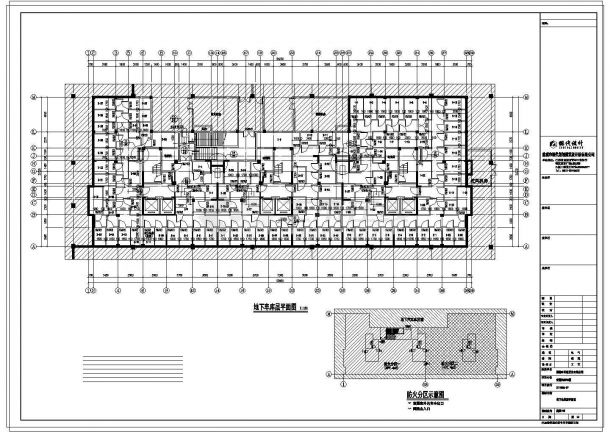 [江苏]高层框剪结构单元式住宅建筑cad施工图-图一