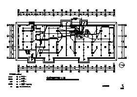 某二层学生食堂电气施工cad图(含照明，厨房动力系统设计)_图1