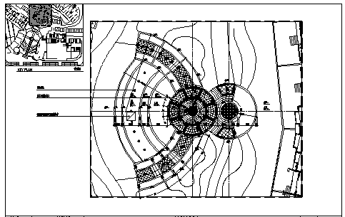 某市阳光花园灌溉系统设计cad图(带效果图，共二十张)_图1