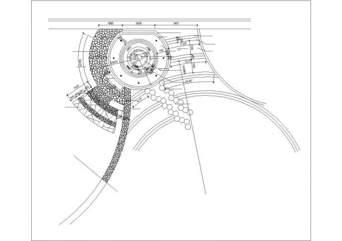 某公园喷水池设计cad施工图_图1