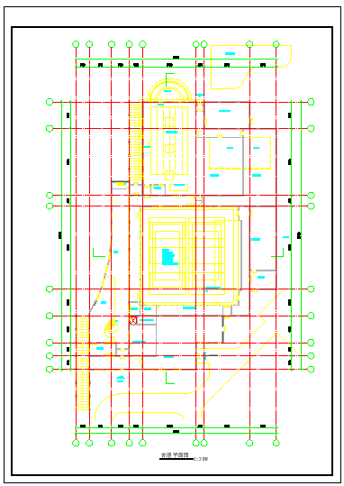 吉林省博士后公寓详细CAD建筑施工图纸-图二