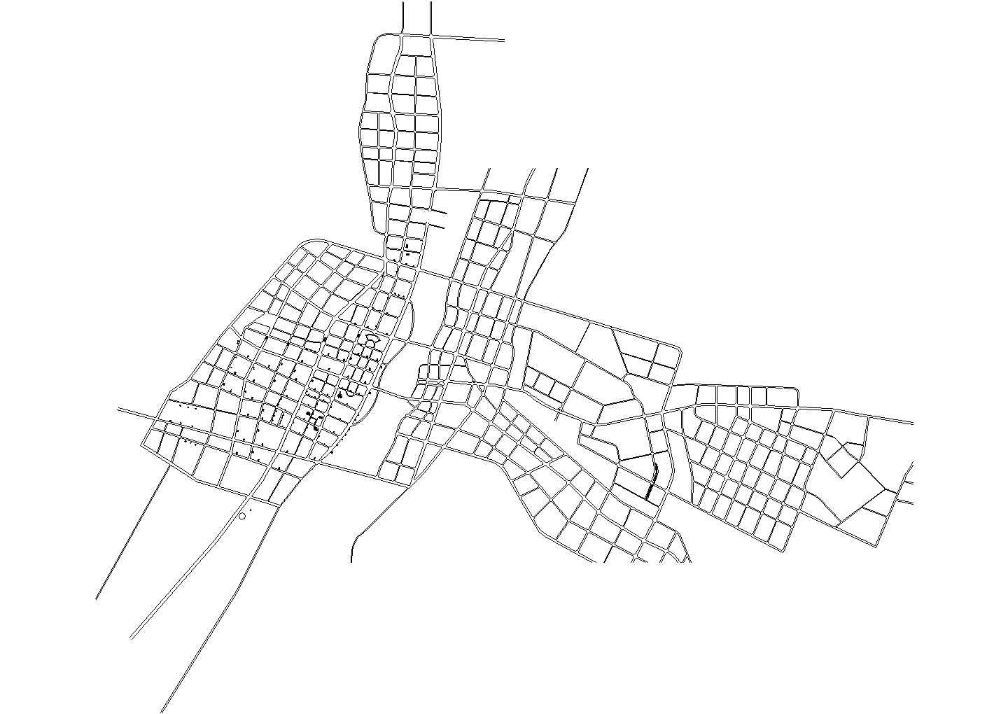 河南某地城市支路建设设计施工图（道路雨污水照明）