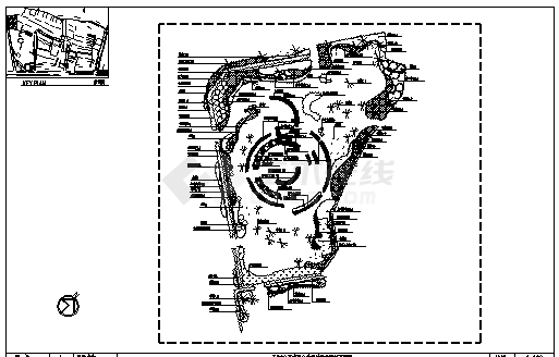 某小区花园种植施工cad图，共二十五张-图二