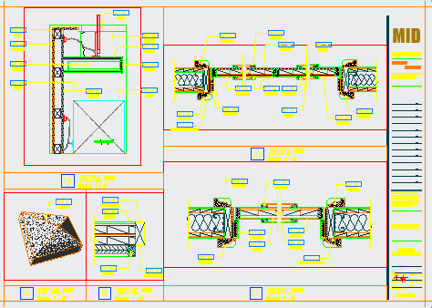 某工程公司办公楼CAD全套设计完整施工图大样图_图1