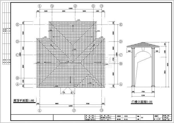 双层独栋别墅建筑规划CAD套图-图一