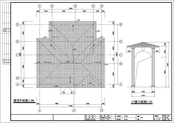 双层独栋别墅建筑规划CAD套图_图1