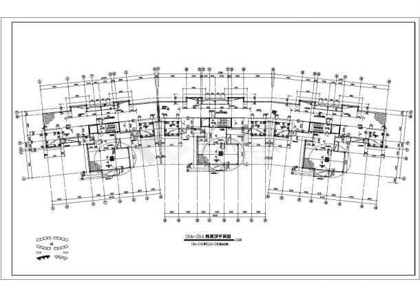 某多层住宅小区CAD大样设计建筑施工完整总图平面-图一