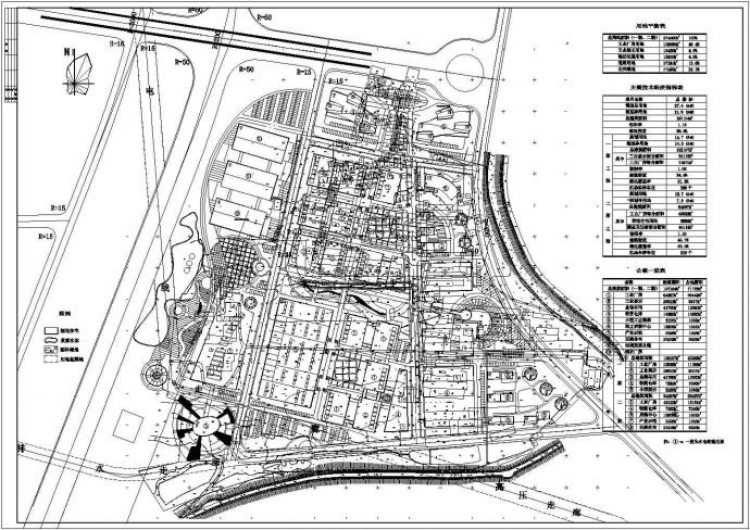 某工业示范区总规划详细方案设计施工CAD图纸_图1