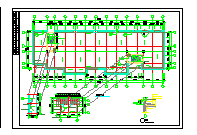 轮班宿舍楼建筑设计CAD图纸_图1