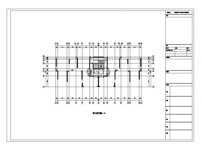 某城市现代建筑工程设计CAD参考详图_图1