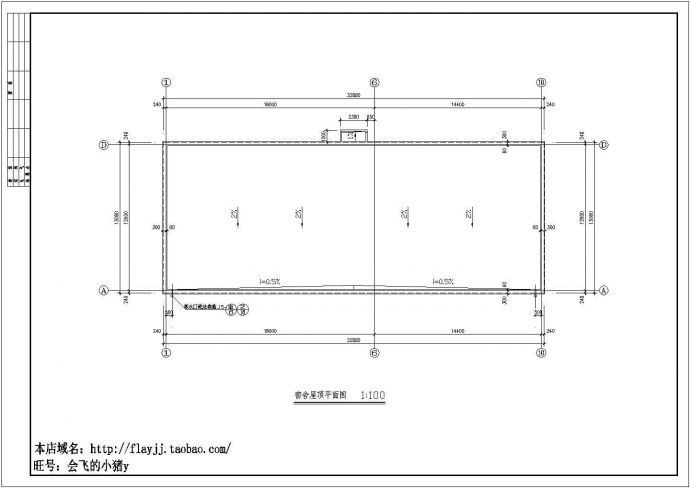 某砖混宿舍建筑方案设计施工CAD图纸（含目录说明、门窗表等）_图1