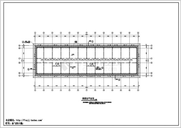 某4层宿舍楼建筑方案设计施工CAD图纸（含说明书）-图一