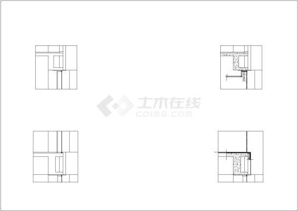 北京某五星酒店中餐厅室内装修设计cad全套施工图-图二
