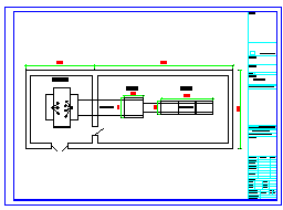 某地250VA箱变电气cad施工设计图纸-图二
