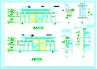 某大学新校宿舍楼建筑设计cad施工图纸