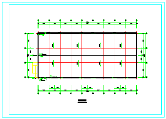 某2层框架车间全套cad建筑施工图_图1