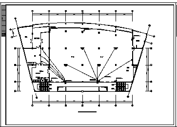 某5层食堂综合楼电气施工cad图(含照明，动力配电，电话，消火栓联动系统设计)-图一