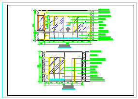 经典住宅楼室内装修cad施工设计图_图1