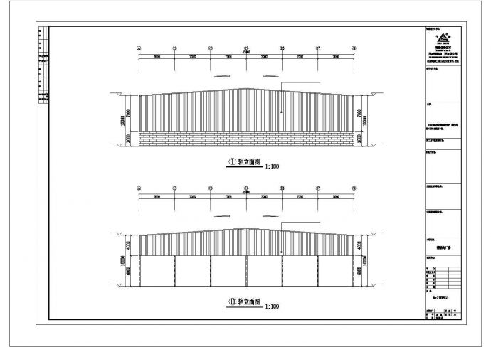 厦门天和钢结构厂房工程CAD（含设计说明）_图1