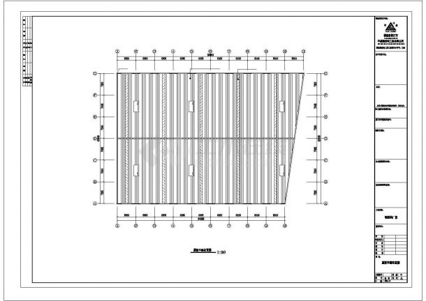 厦门天和钢结构厂房工程CAD（含设计说明）-图二