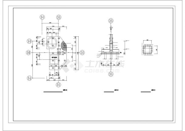 某地轻钢结构墙体材料公司车间结构图（含施工说明图）-图一