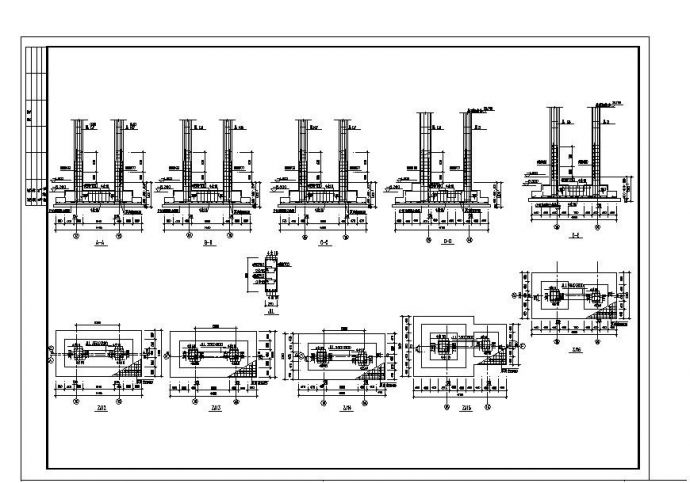 框剪结构商务楼建筑结构CAD图_图1