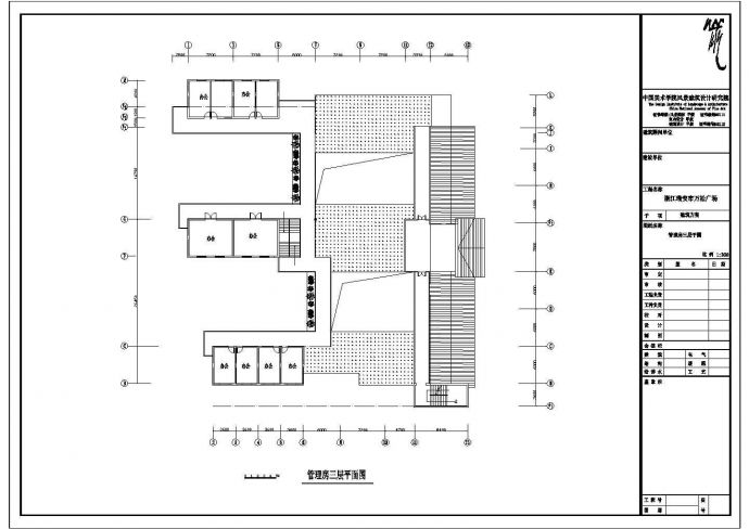 某万福广场CAD全套建筑设计构造详细平立面_图1