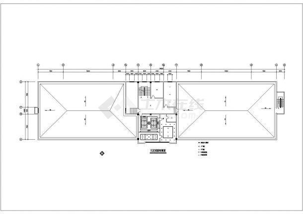 某洗浴中心装修CAD室内设计完整方案图-图二