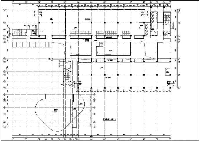 某师范大学图书馆建筑CAD大样设计完整详细方案_图1