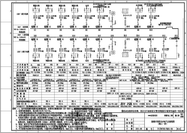 某医院项目供配电工程施工图（电气一次部分）-图一