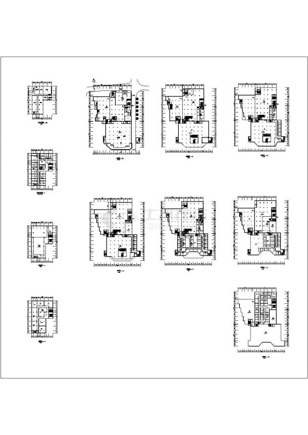某商场CAD大样完整设计全套图纸-图一