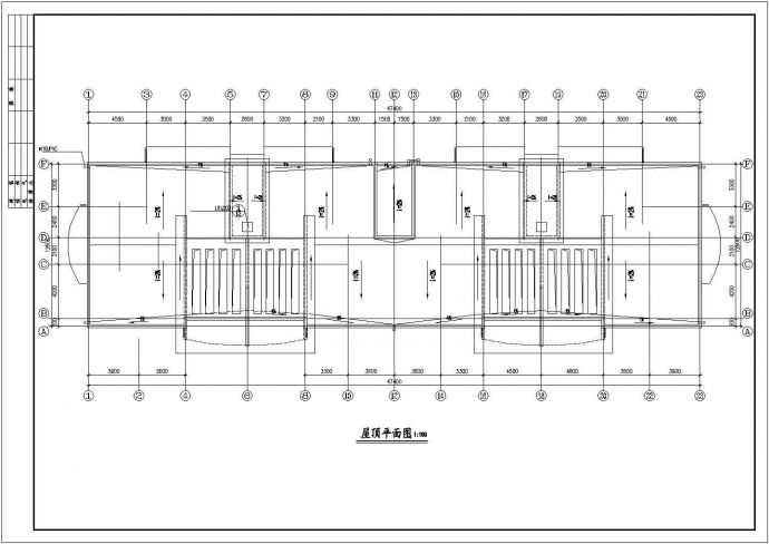 宿迁市某小区3510平米5层砖混结构住宅楼建筑设计CAD图纸（含地下层）_图1