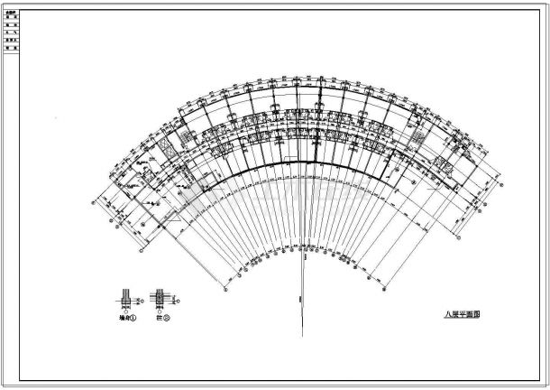 某住宅楼建筑设计cad平面施工图-图二