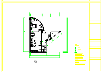 某市单身公寓详细装修设计cad图纸_图1