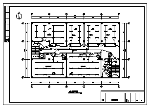 某五层汽车销售4S店电气施工cad图(含消防，弱电，照明系统设计)-图二