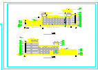 某中学教学楼全套cad设计建筑施工图纸