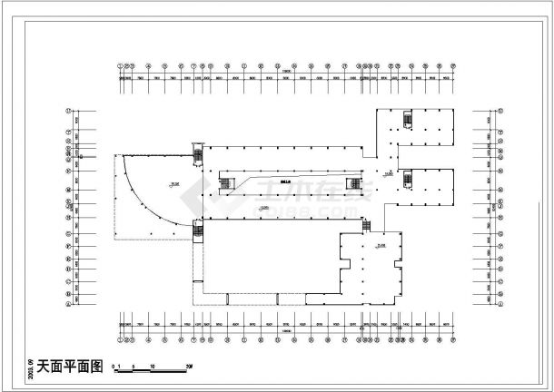 某学校建筑CAD设计大样完整单体施工图-图一