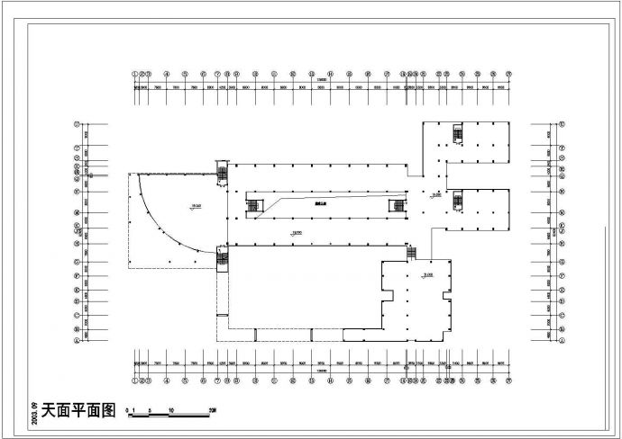 某学校建筑CAD设计大样完整单体施工图_图1