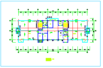 欧式某厂区对称办公楼方案cad设计施工图-图一