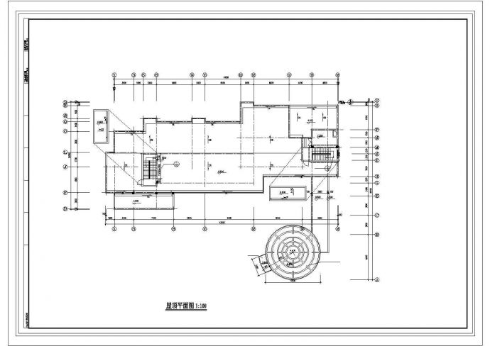 【苏州】某小型幼儿园全套建筑施工图（含半地下室平面图，总平面图）_图1