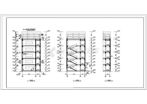 辽宁某中学全套CAD建筑设计完整施工图-图一